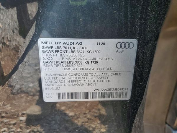 2021 AUDI E-TRON quattro Premium