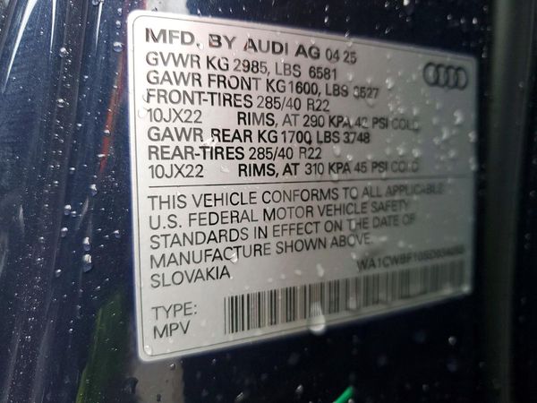 2025 AUDI SQ8