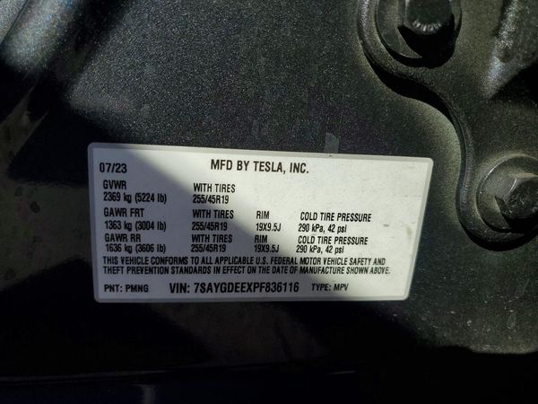 2023 TESLA MODEL Y