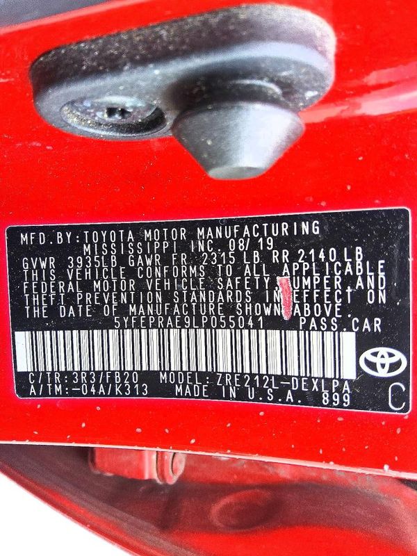 2020 TOYOTA COROLLA LE