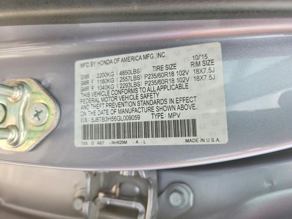 2016 ACURA RDX