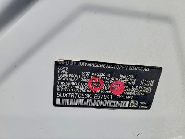 2019 BMW X3 sDrive30i