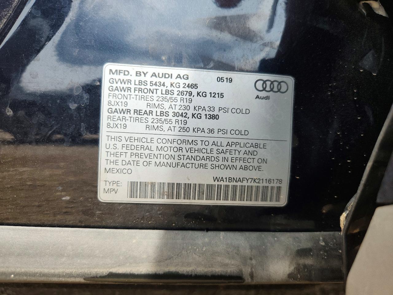 2019 AUDI Q5 quattro Premium Plus