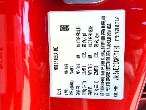 2023 TESLA MODEL 3