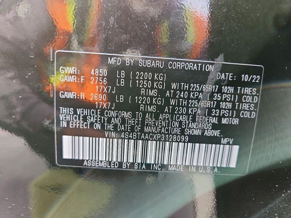 2023 SUBARU OUTBACK Base