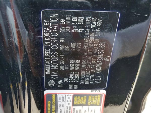 2017 KIA SOUL Base