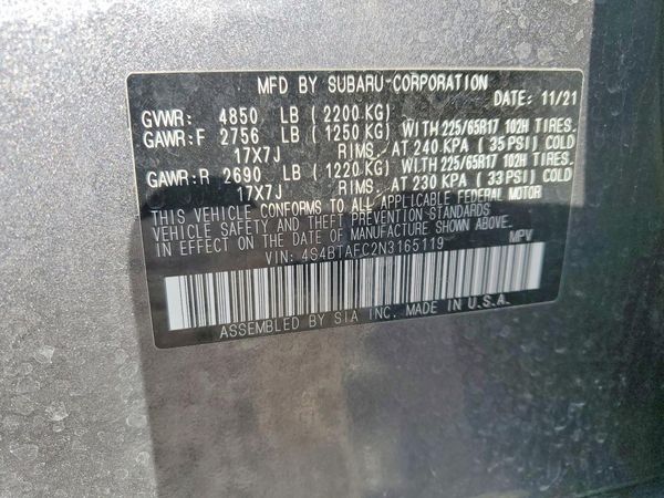 2022 SUBARU OUTBACK Premium