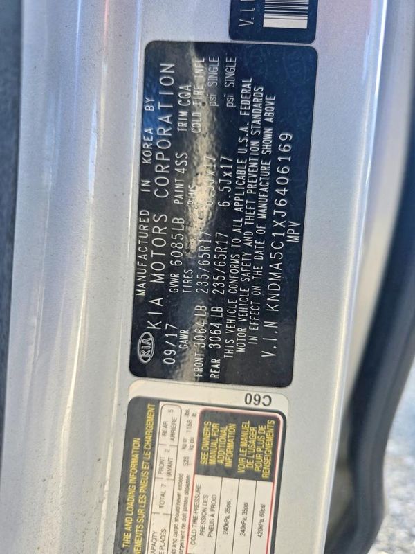 2018 KIA SEDONA L