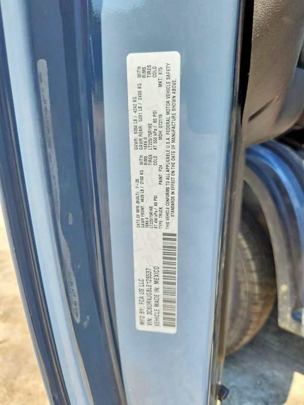2020 RAM PROMASTER 3500 VF