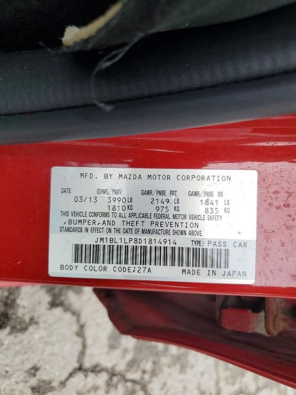 2013 MAZDA 3 Touring/GS