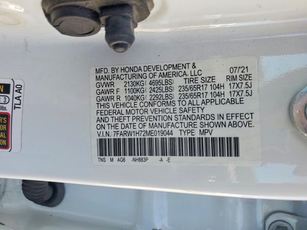 2021 HONDA CR-V SE