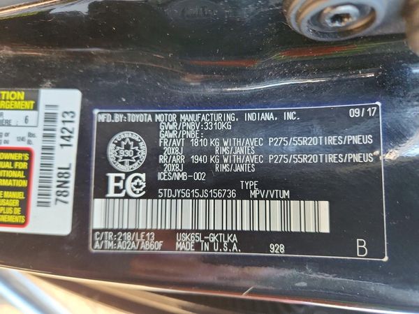 2018 TOYOTA SEQUOIA