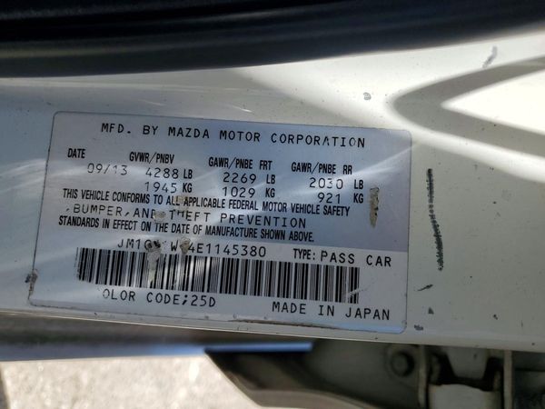 2014 MAZDA 6
