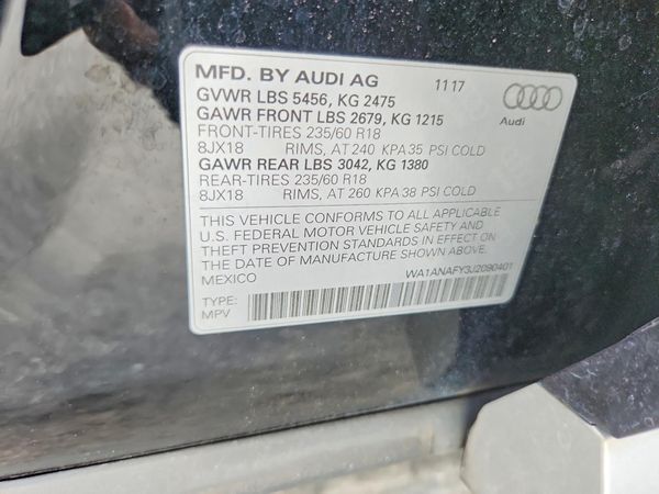 2018 AUDI Q5 quattro Premium