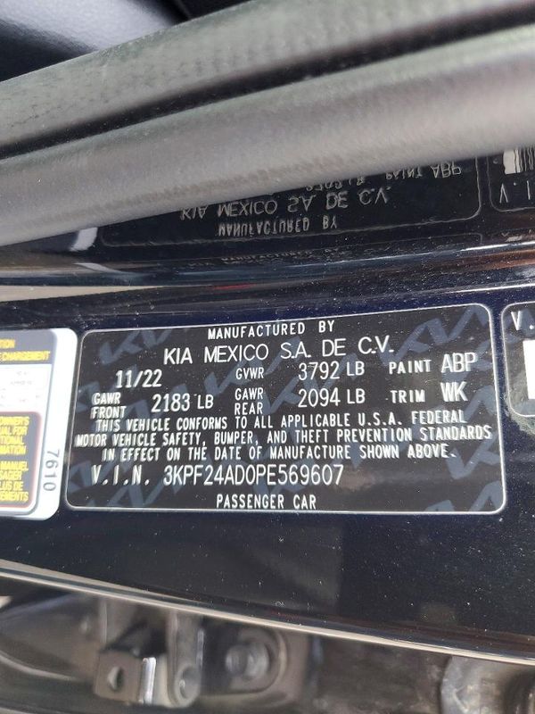 2023 KIA FORTE LX, LXS