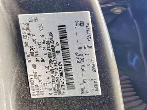 2017 FORD F150 SuperCrew