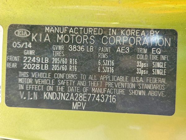 2014 KIA SOUL GL(BASE)