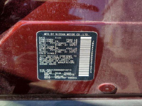2022 NISSAN ARMADA PLATINUM-CP