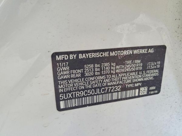 2018 BMW X3 sDrive30i