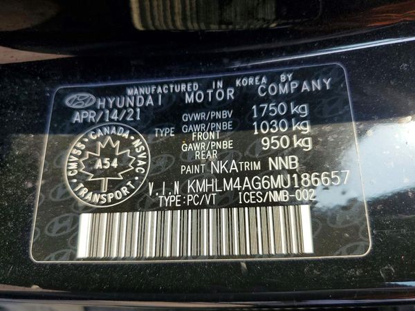 2021 HYUNDAI ELANTRA Blue
