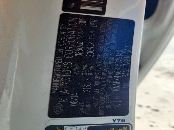 2015 KIA FORTE