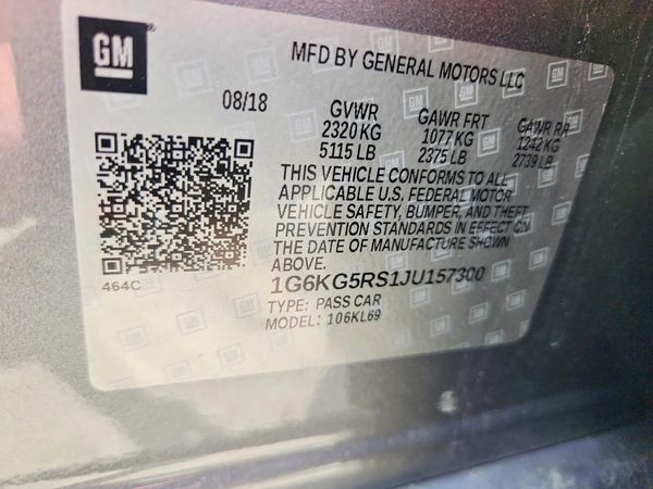 2018 CADILLAC CT6