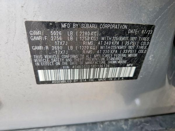 2024 SUBARU OUTBACK WILDERNESS