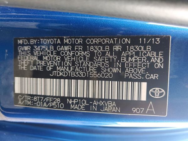2013 TOYOTA PRIUS