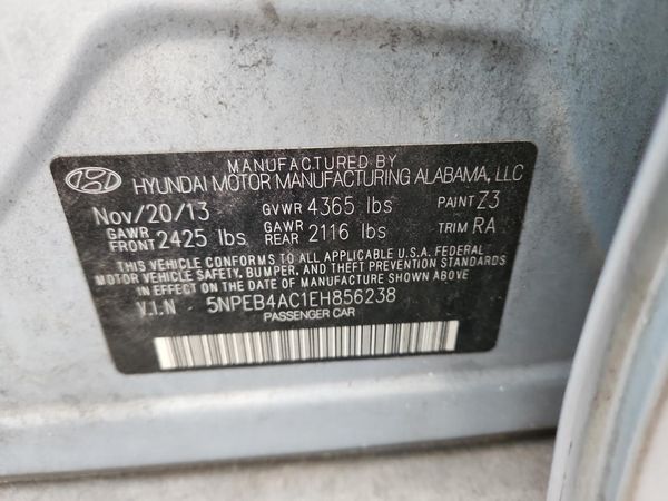 2014 HYUNDAI SONATA GLS/ GLS Popular