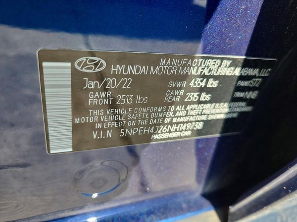 2022 HYUNDAI SONATA Limited