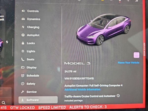2024 TESLA MODEL 3