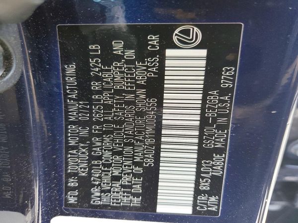 2021 LEXUS ES 350 350 Premium