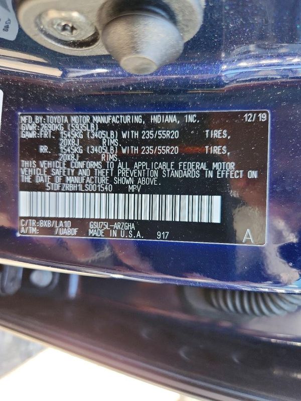2020 TOYOTA HIGHLANDER
