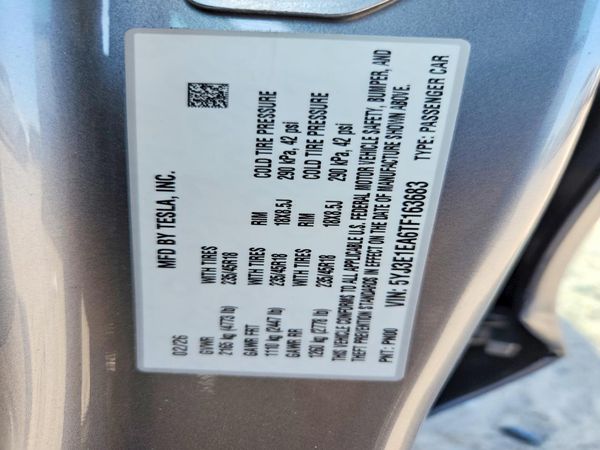 2026 TESLA MODEL 3