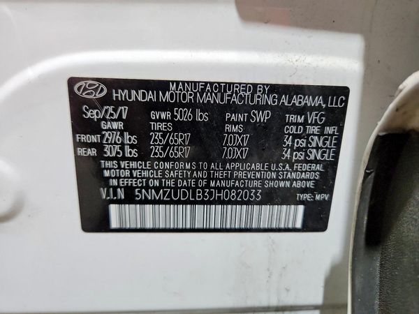 2018 HYUNDAI SANTA FE SPORT