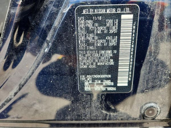 2019 NISSAN ARMADA