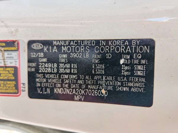 2019 KIA SOUL Base