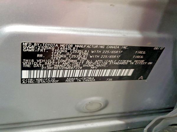 2017 TOYOTA RAV4 XLE