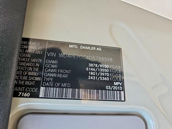 2013 MERCEDES-BENZ SPRINTER High