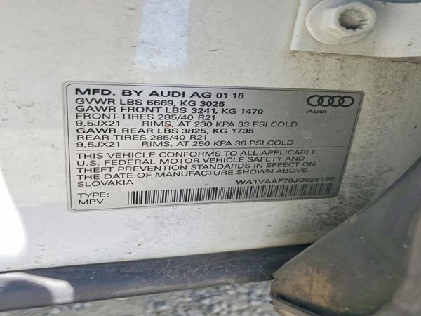 2018 AUDI Q7