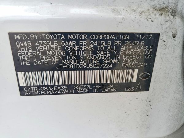2018 LEXUS IS 300