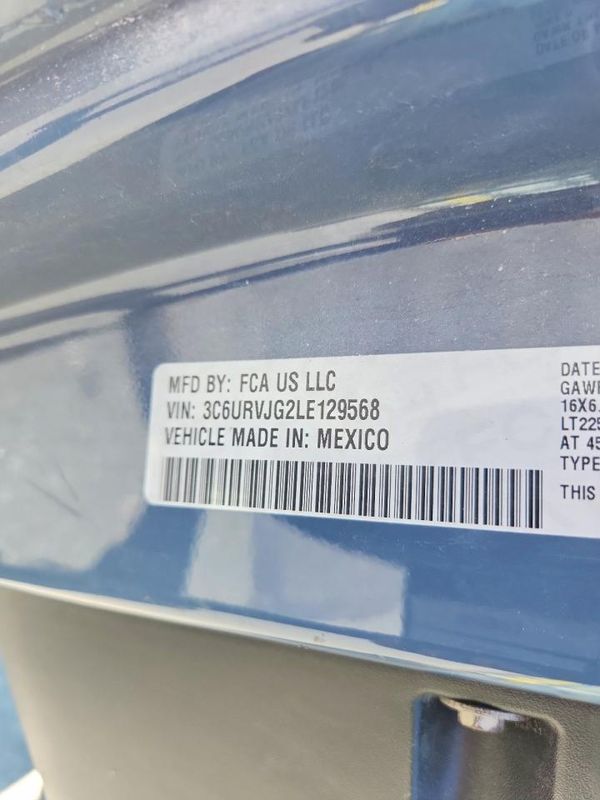 2020 RAM PROMASTER 3500 VF