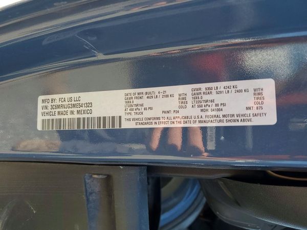 2021 RAM PROMASTER 3500