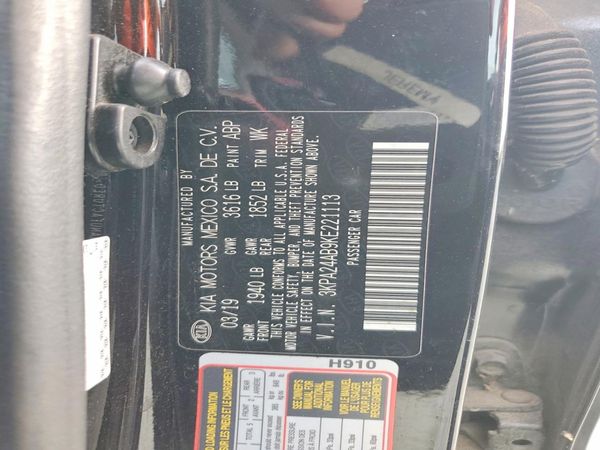2019 KIA RIO LX, S