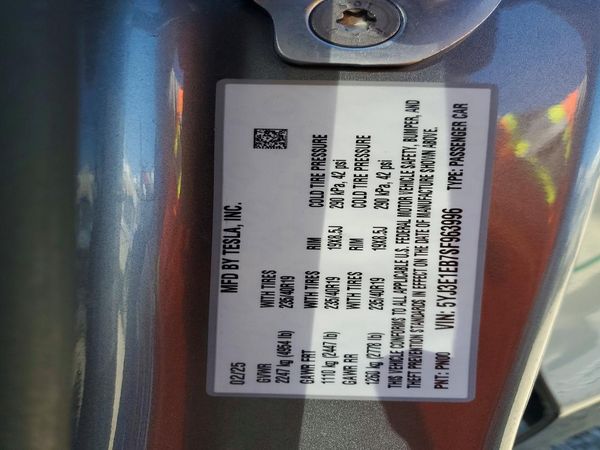 2025 TESLA MODEL 3