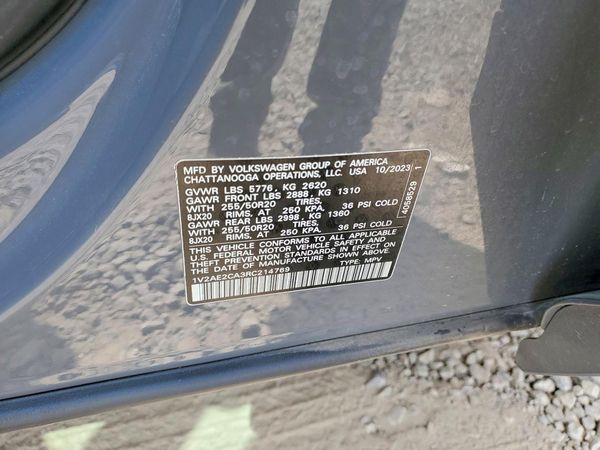 2024 VOLKSWAGEN ATLAS CROSS SPORT 4Motion SEL R-Line — VINS