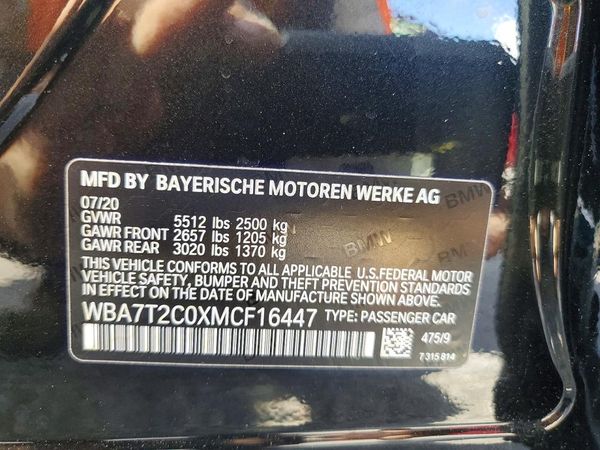 2021 BMW 740