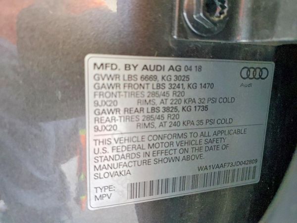 2018 AUDI Q7