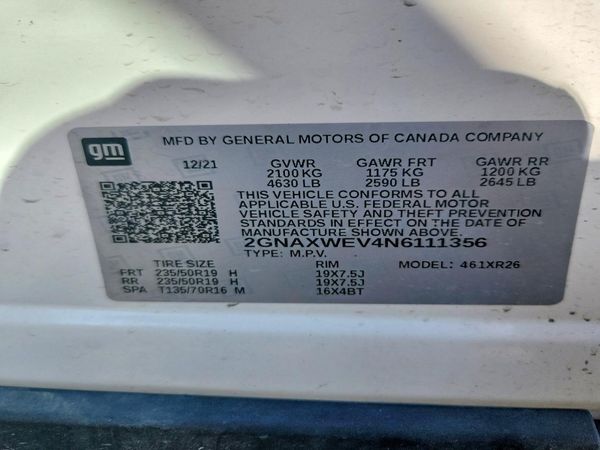 2022 CHEVROLET EQUINOX