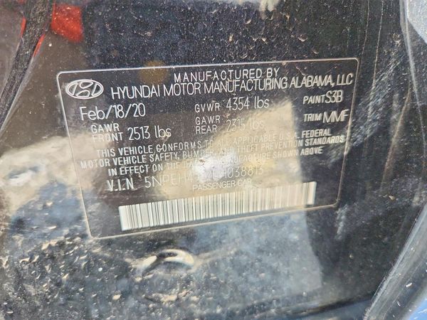 2020 HYUNDAI SONATA